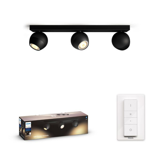 Philips Hue Buckram Hue bar/tube Sort 3x5W 230V - 929003048101