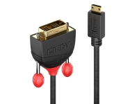 Lindy 36282, 2 m, HDMI Type C (Mini), DVI-D, Hanstik, Hanstik, Lige