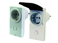 Schwaiger ZHS04 - Smart stik - trådløs - Z-Wave - hvid