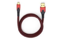 OEHLBACH 9413, 3 m, USB A, Micro-USB B, USB 2.0, Rød