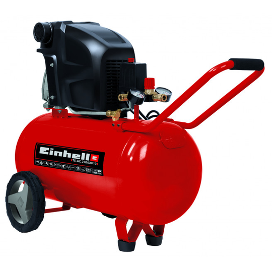 Einhell Kompressor 50L-10BAR 230V-1800W - TE-AC 270/50/10 - 4010440