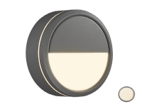 Nordlux Ava, Intelligent væglampe, Grå, Bluetooth, Integreret LED, 600 lm, 159,2°
