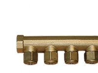 3/4 ford.rør m. 4x1/2 - studse 15 mm
