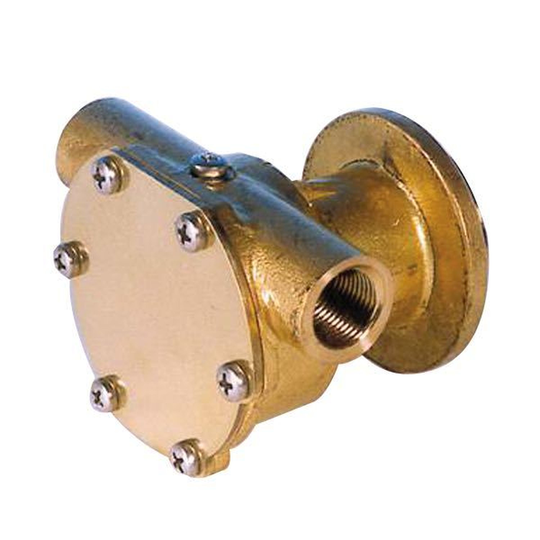 Ancor Impellerpumpe med flange til Kølevand, Motortype ST138