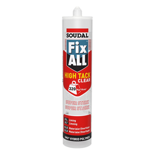 Fix All Ht Clear Montagelim Soudal Klar 290ml