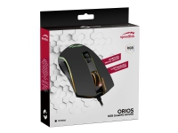 SPEEDLINK ORIOS RGB Gaming - Mus - 7 knapper - kabling - USB - sort
