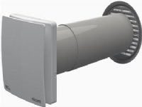 MAICO Ventilator REC Duo Plus RC med op til 90% varmegenvinding, hygrostat og fjernbetjening. Luftmængde 12/30/40 m³/h, Ø100 mm.