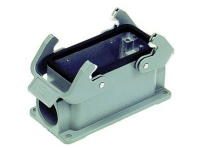 HARTING Chassisarmatur HAN® 10B lav med M20 tilgang og 2 bøjler , metal