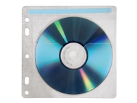 Hama CD-ROM Pockets 80 - Cd-omslag - kapacitet: 2 CD - gennemsigtig hvid (pakke med 40)