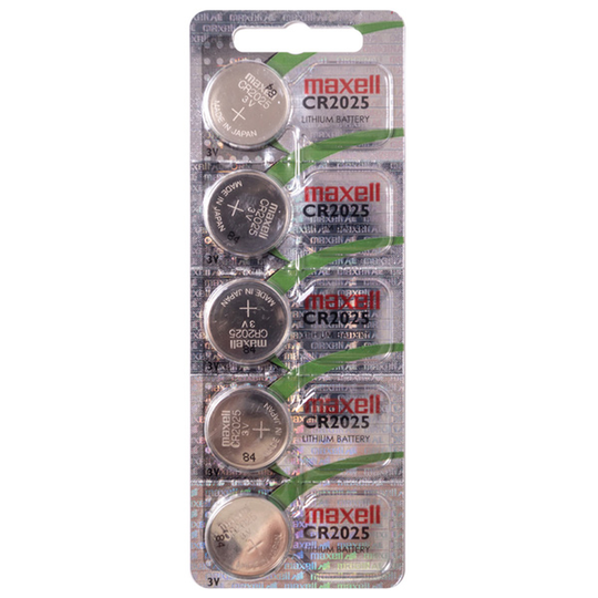 Maxell Lithium CR2025 Batterier, 5 stk