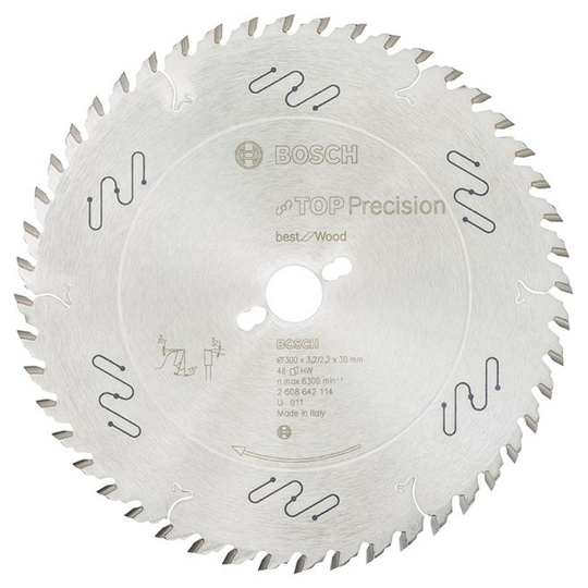 Bosch Rundsavsklinge Top Precw 300x3,2x30mm 48t - 2608642114