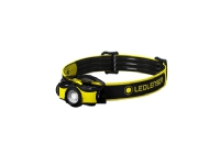 Led Lenser iH5R, Hovedbånd lommelygte, Sort, Gul, IPX4, 400 lm, 180 m, 35 t