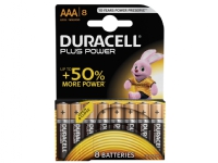 Duracell Plus-AAA K8 AAA-batteri Alkali-mangan 1.5 V 8 stk