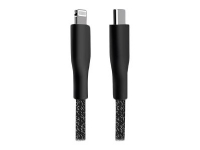 X-Shield - Lightning-kabel - USB-C han til Lightning han - 1 m - sort - for Apple iPad/iPhone/iPod (Lightning)