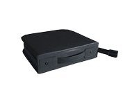 MediaRange - Omslag til CD/DVD disks - 200 disks - syntetisk læder - sort