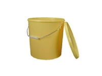 Spand 2.5 ltr med Hank Plast Gul OMPAK 6 stk/ps,6 Stk/ps - (6 stk.)