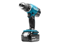 Makita DDF453RFE - Bor/driver - ledningfri - 2-hastigheders - nøgleløs borepatron 13 mm - 42 N·m - 2 batterier - 18 V