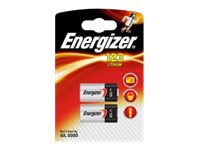 Energizer 123 - Batteri 2 x CR123A - Li - 1500 mAh