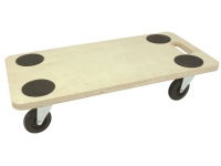 Møbelhund 200 kg. - PVC Hjul