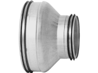 Lindab Reduktion kort centrisk RCU 125X100 nippel/nippel