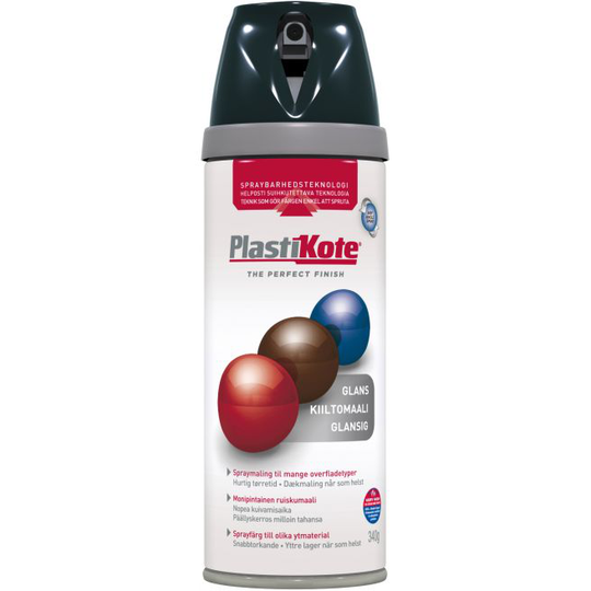 Plasti-kote Twist, Blank - 21100/ral 9005 Sort 400ml