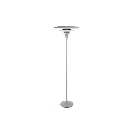 Belid Diablo 3366 grå/blank sort - Gulvlampe