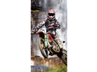 Motocross Badehåndklæde - 70x140 cm