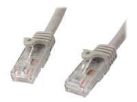 StarTech.com 2m CAT6 Ethernet Cable, 10 Gigabit Snagless RJ45 650MHz 100W PoE Patch Cord, CAT 6 10GbE UTP Network Cable w/Strain Relief, Grey, Fluke