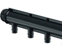 Uponor Aqua PLUS fordelerrør Q&E PPM 1, 4X16 C/C 50mm