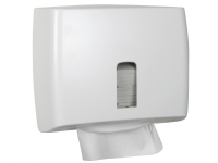 Dispenser Håndklædeark Pristine Lille Plast Hvid,1 stk