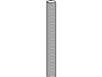 WIBE GROUP Gevindstang M10 W76 længde 3000 mm el forzinket, tykkelse 10mm