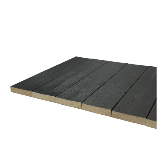 4" Ru - Sort RAL 9005 22x100 Færdigmalet Træbeklædning