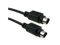 ICIDU - S-Video kabel - 4 pin mini-DIN (han) til 4 pin mini-DIN (han) - 5 m - sort