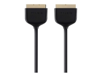 Belkin - Video/audiokabel - SCART han til SCART han - 2 m