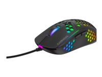 Havit GAMENOTE MS878 Advanced Gaming - Mus - 7 knapper - kabling - USB - sort, hvid, orange, pink