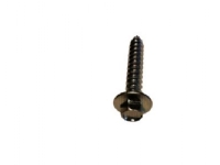 Montageskrue 6,5x100 stål - FZB Montageskrue m/6kt. hoved og flange stål 100stk