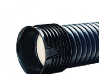 Regnvandsrør DN100. SN8. 6m - 110-95mm Wavin X-Stream sort PP