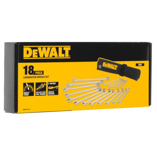 DeWALT Fastnøglesæt 6-24mm 18 Stk - DWMT19237-1
