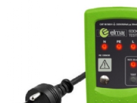 ELMA INSTRUMENTS Stikkontakttester med HFI funktionstest - Elma 8410 DK socket