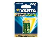 Varta Professional - Batteri 2 x AAA - NiMH - (genopladelige) - 1000 mAh