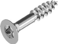 WASI Spunskrue 4,5x60 mm Rustfri A2, undersænket hoved Torx® 20 kærv med delgevind - (200 stk.)