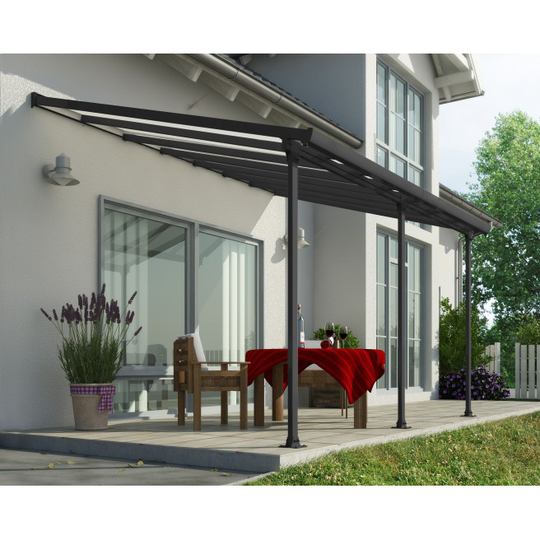 Palram - Canopia Feria Terrasseoverdækning 12,5 M2 Grå