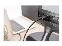 DIGITUS - Adapterkabel - USB-C han til HDMI han - 1.8 m - sort - 4K support, understøtter 21:9 biografformatforhold