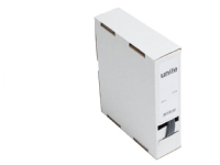 Unite krympeflex minibox med lim 3/1 mm sort 5 m