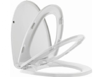 Ifö Cera sæde hvid m.softclose - Hårdt. Med quick release faste beslag