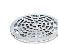 Rund Rist Krom 152 MM - Abs T/153630-32 U/sk.Hul