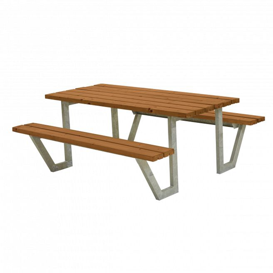 Plus Wega Bord/Bænkesæt - 177 cm - Teak