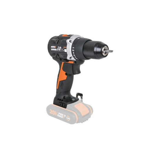 Worx 20V Skruemaskine, 60Nm, kulfri, solo