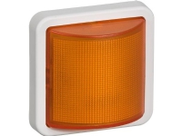 LAURITZ KNUDSEN Opus® 74 signallampe LED 230V, konstant/blink gul.