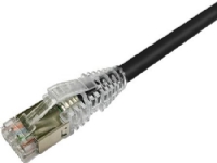 NETCONNECT Patchkabel kat 6A S/FTP PiMF, længde: 5,0 m farve: sort med LSZH kappe